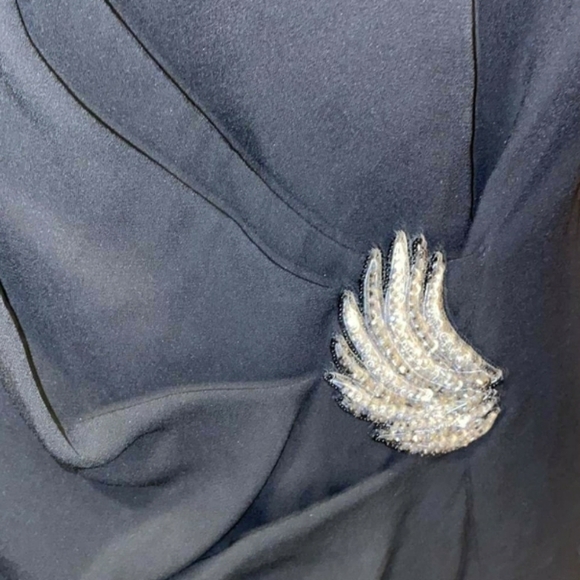 Givenchi Silk Wrap Dress  with side Embellishiment - Picture 9 of 14